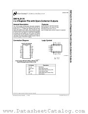 DM74LS170 datasheet pdf National Semiconductor