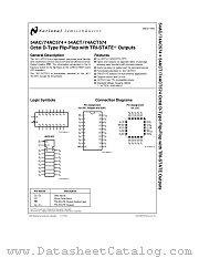 54ACT574 datasheet pdf National Semiconductor