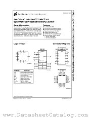 54ACT163 datasheet pdf National Semiconductor