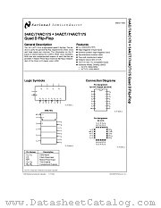 74ACT175 datasheet pdf National Semiconductor