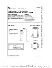 74AC251 datasheet pdf National Semiconductor
