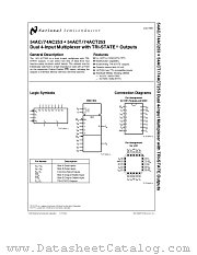 54AC253 datasheet pdf National Semiconductor