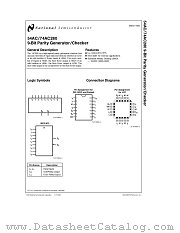 54AC280 datasheet pdf National Semiconductor