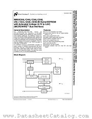 NM93C66L datasheet pdf National Semiconductor