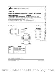 74AC648 datasheet pdf National Semiconductor