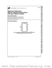 DM54LS447 datasheet pdf National Semiconductor
