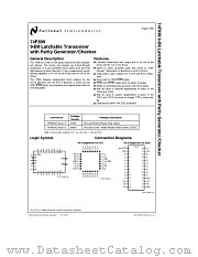 74F899 datasheet pdf National Semiconductor