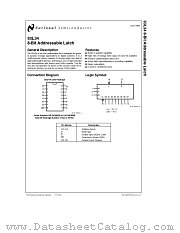 93L34 datasheet pdf National Semiconductor