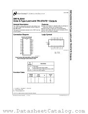 DM74LS563 datasheet pdf National Semiconductor