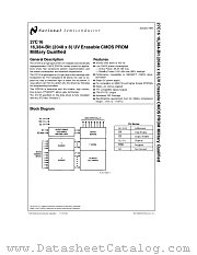 27C16 datasheet pdf National Semiconductor