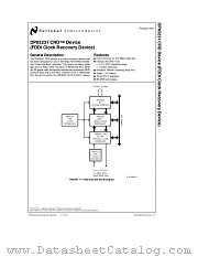 DP83231 datasheet pdf National Semiconductor