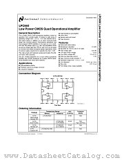 LPC660 datasheet pdf National Semiconductor