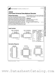 100370 datasheet pdf National Semiconductor