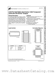 74ACTQ841 datasheet pdf National Semiconductor