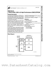 NM27C010 datasheet pdf National Semiconductor