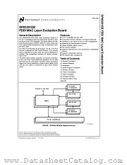 DP83291EB datasheet pdf National Semiconductor