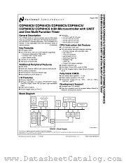 COPCS984 datasheet pdf National Semiconductor