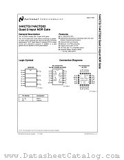 74ACTQ02 datasheet pdf National Semiconductor