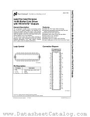 74ACTQ16244 datasheet pdf National Semiconductor