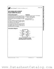DS14C89AT datasheet pdf National Semiconductor