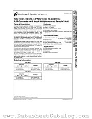 ADC10464 datasheet pdf National Semiconductor