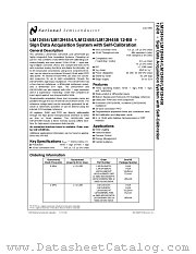 LM12458 datasheet pdf National Semiconductor