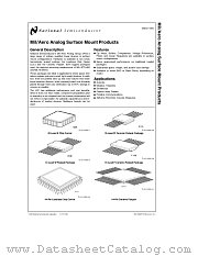 MIL datasheet pdf National Semiconductor