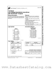 74LVQ244 datasheet pdf National Semiconductor