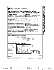 LM1575HV datasheet pdf National Semiconductor