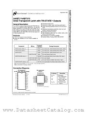74ABT373 datasheet pdf National Semiconductor