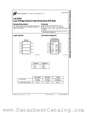 74LVX86 datasheet pdf National Semiconductor
