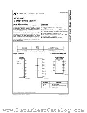 74VHC4040 datasheet pdf National Semiconductor