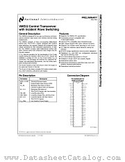 VME02 datasheet pdf National Semiconductor