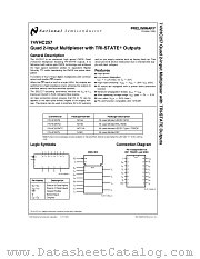74VHC257 datasheet pdf National Semiconductor