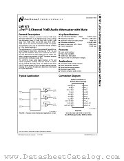 LM1973 datasheet pdf National Semiconductor