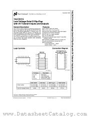74LCX374 datasheet pdf National Semiconductor