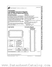 74LCX16652 datasheet pdf National Semiconductor