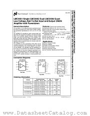 LMC6682 datasheet pdf National Semiconductor