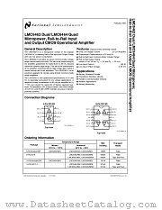 LMC6464 datasheet pdf National Semiconductor