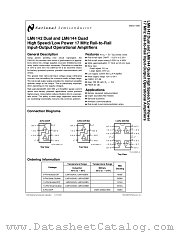 LM6144 datasheet pdf National Semiconductor