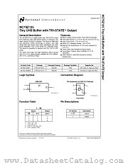 NC7SZ125 datasheet pdf National Semiconductor