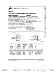 LMC7211 datasheet pdf National Semiconductor