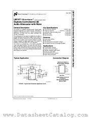 LM1971 datasheet pdf National Semiconductor