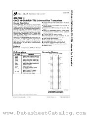 GTLP16612 datasheet pdf National Semiconductor