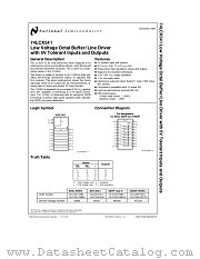 74LCX541 datasheet pdf National Semiconductor
