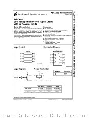 74LCX05 datasheet pdf National Semiconductor