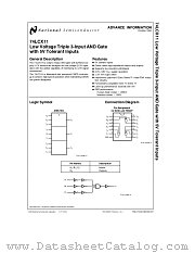 74LCX11 datasheet pdf National Semiconductor
