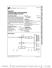 ADC12041 datasheet pdf National Semiconductor