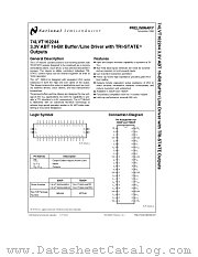 74LVT162244 datasheet pdf National Semiconductor