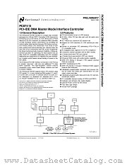 PC87415 datasheet pdf National Semiconductor